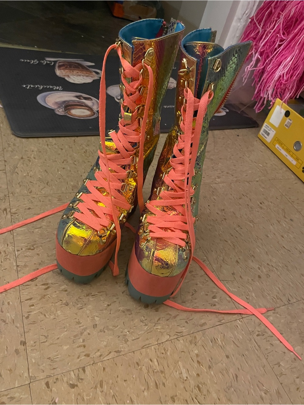 Club Ex "Poisonous Vixen" Snake Platform Boots